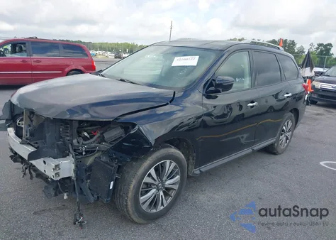 2019 Nissan Pathfinder Sv z USA, uszkodzony, nr VIN 5N1DR2MN6KC629462